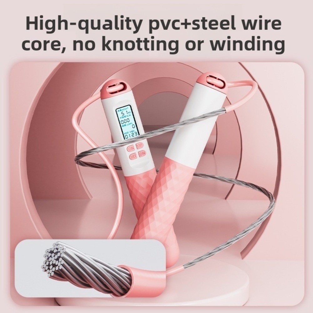 Smart Jump Rope Digital Counter - Bezprzewodowa skakanka bez linki z licznikiem,
