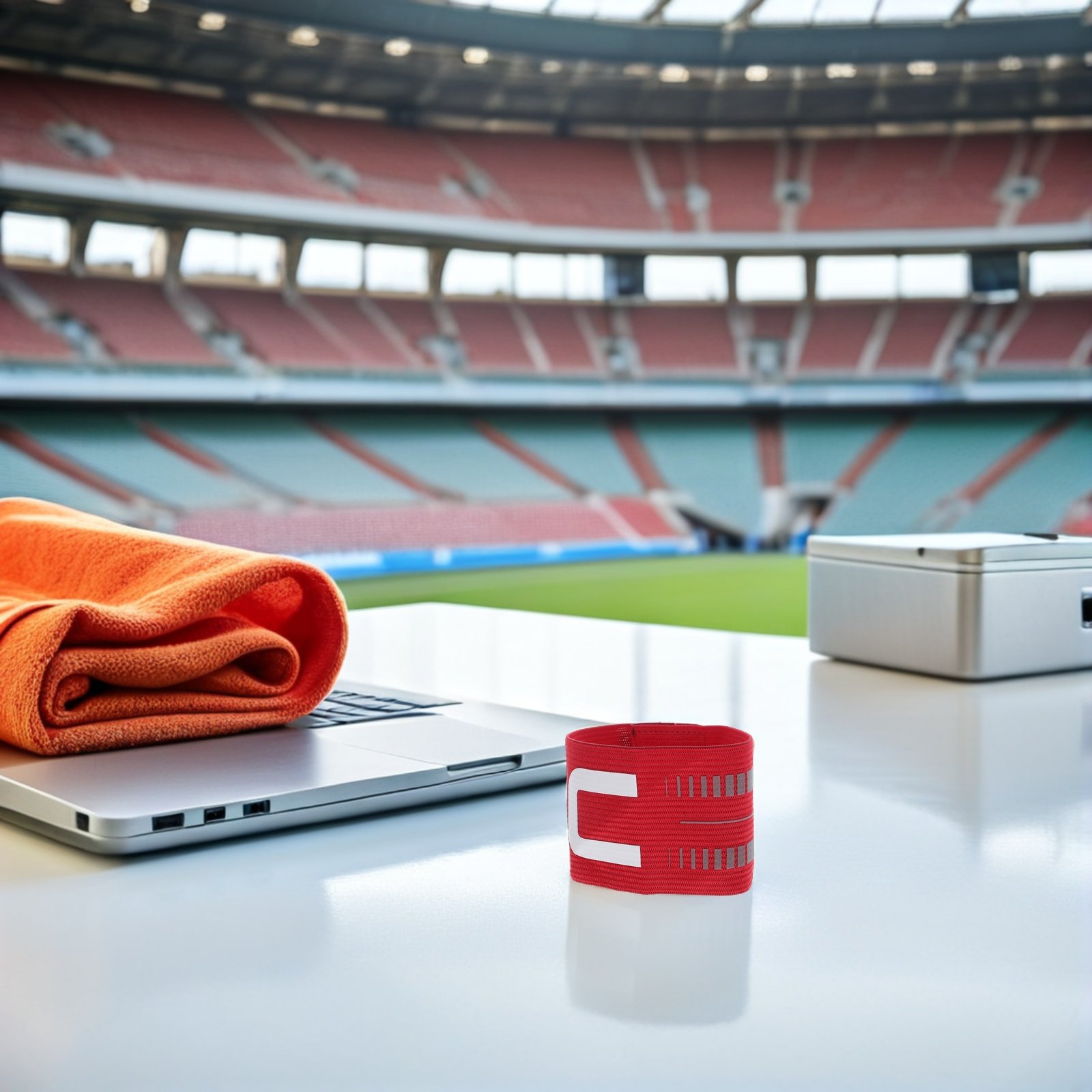Team Sports - Elastyczna, regulowana opaska kapitańska do piłki