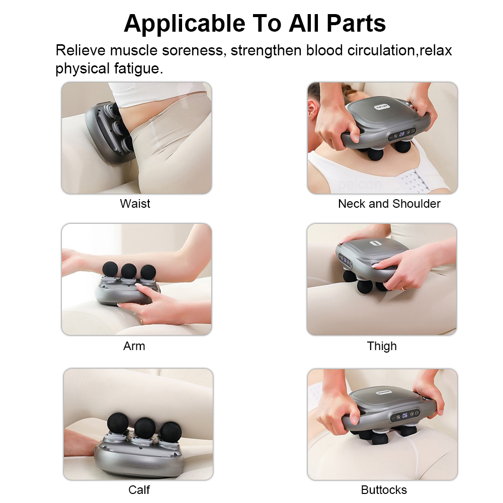 Pistolet do masażu powięzi 6 g – Electric Massage Gun Deep Tissue recenzja i cena