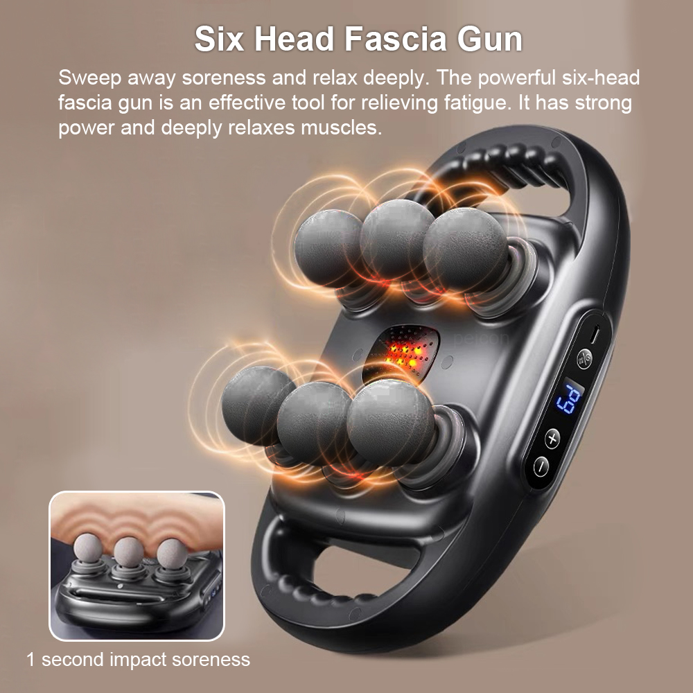 Pistolet do masażu powięzi 6 g – Electric Massage Gun Deep Tissue recenzja i cena