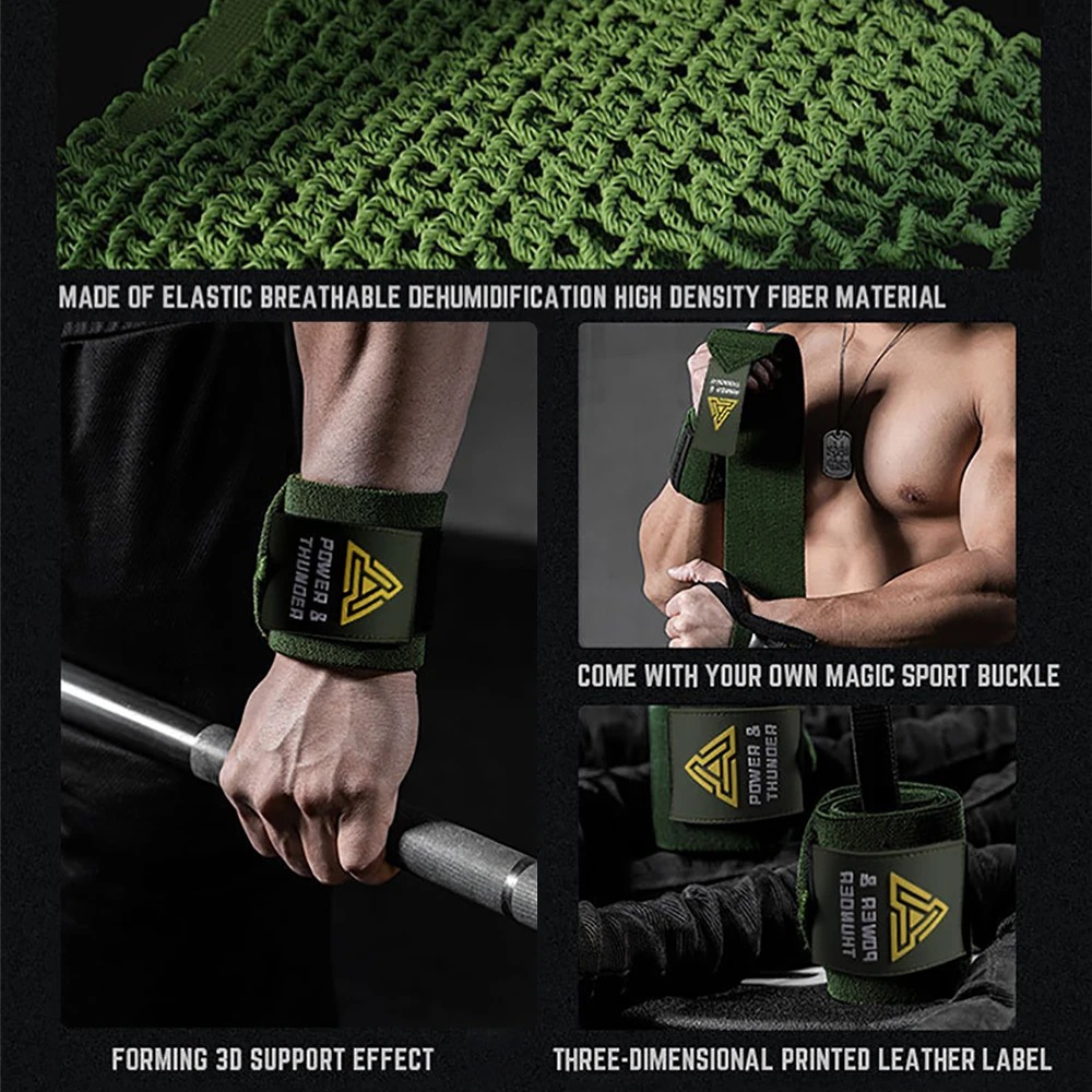 Wytrzymałe opaski na nadgarstk – Wrist Wraps Weightlifting Support recenzja i cena