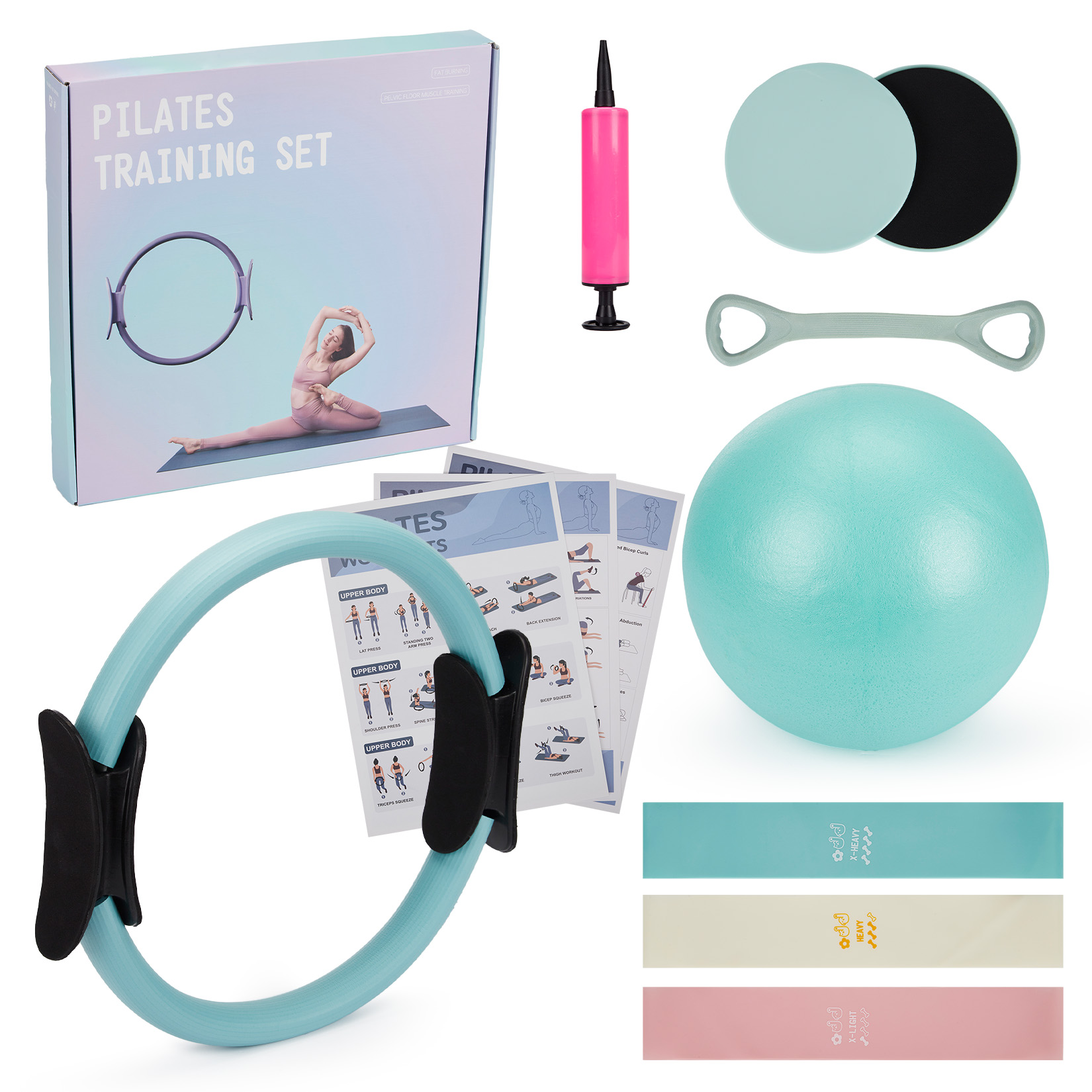 Zestaw do ćwiczeń pilatesu, pi – Pilates Bar Kit With Resistance Bands recenzja i cena